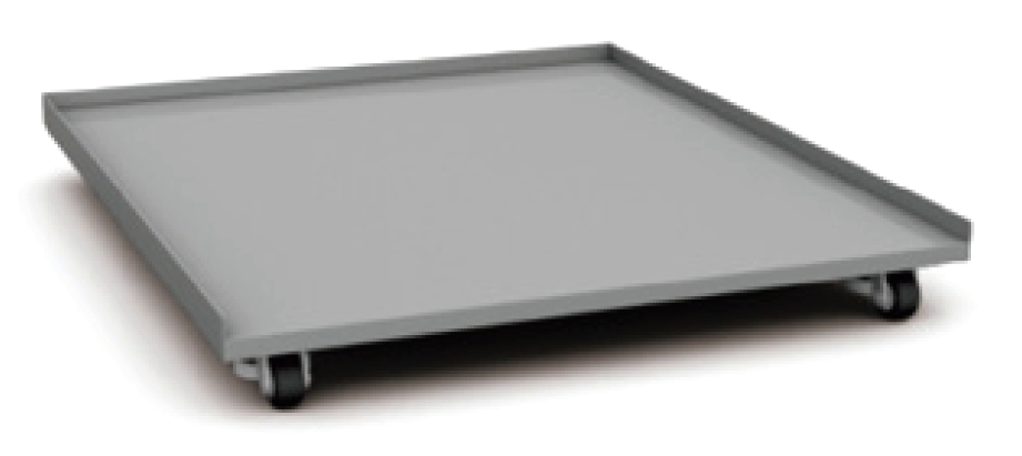 Base con rotelle per incubatori refrigerati BH a celle Peltier
